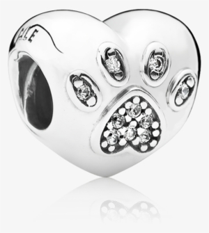 I Love My Pet Charm, Clear Cz - Love My Pet Pandora Charm #4286461