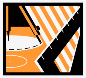 Vector Illustration Of Geometry Compass Used In Measurement - Graphic Design #4286892