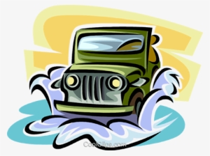 Jeep Royalty Free Vector Clip Art Illustration #4286924