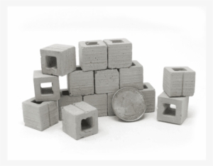 12 Scale Mini Half Cinder Blocks From Mini Materials - 1:12 Scale #4287170