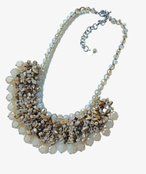 Designer Handmade Glass Bead Statement Necklace By - Necklace #4287975