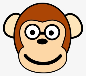 Monkey With Glasses Clip Art - Cartoon Monkey With Glasses #4288607 Monkey With Glasses Clip Art - Cartoon Monkey With Glasses #4288607