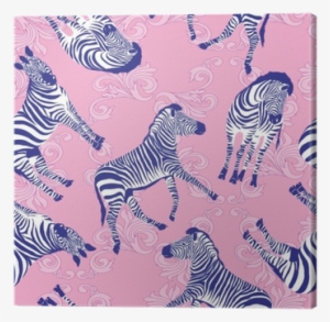 Sketch Seamless Pattern With Wild Animal Zebra Print, - Illustration #4289160