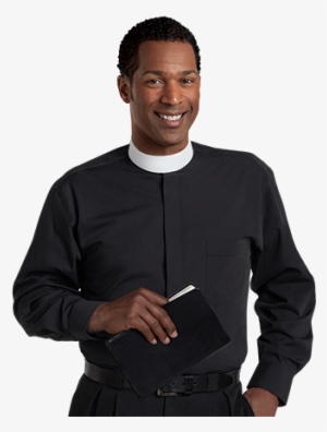 Banded Collar Clergy Shirt Sm-107 - Clergy Shirt #4289333