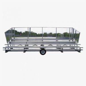 5 Row Transportable Preferred Bleacher With Chainlink - Transportable Bleacher #4289687