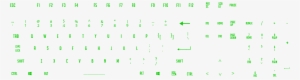 Grass Green Keyboard Key Characters - Parallel #4290493