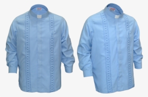 Black Clerical - Office Polo Barong Formal Uniform #4290544