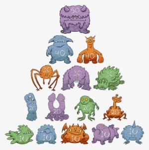 Monsters From Shapes - Design #4290725