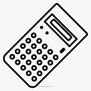 Dibujo Calculadora Png - Dibujos De Calculadora Para Colorear #4291107