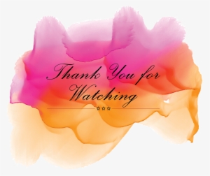 Thank You - Music Notes On Watercolor #4291324