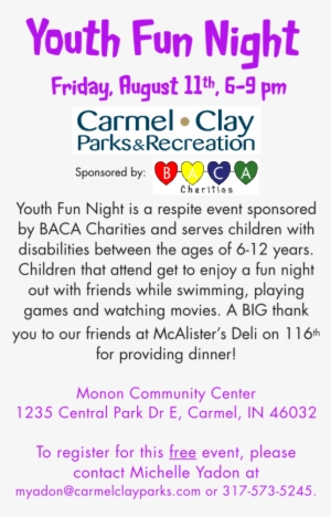 Details - Carmel Clay Parks And Recreation #4291947