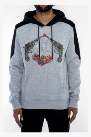 Guns N Roses Hood Gray - Guns N' Roses #4292089