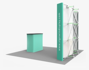 8ft Curved & Velcro Pop Up Backwall Display With Premium - Pop Up Velcro Display #4292463