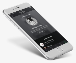 Concert Background Image Spotify Phone Mockup Spotify - Mobile Png Background #4292490