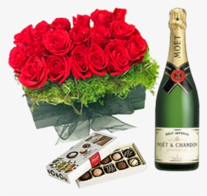 Roses Champagne And Chocolates #4292544