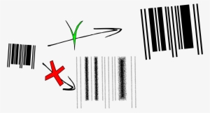 X Dimension Is Used To Specify The Size Of A Barcode - Line Art #4293568