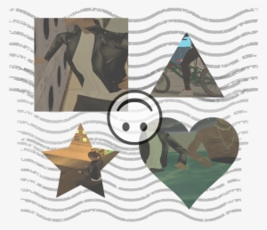 Tumblrgirl - Surfing Waves Cube Ottoman #4294455