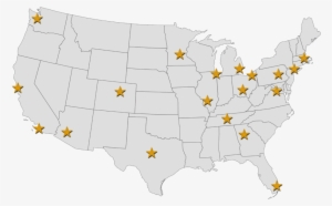 Click A Chapter Name To Visit Their Website - Map Of The United States Black Background #4294645