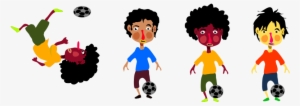 Bola De Fuego Normal 2 By Srcabezon - Kids Playing Soccer Outside Clip Art #4294811