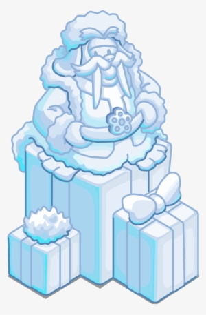 Merry Walrus Snow Sculpture Sprite 002 - Sculpture #4295128