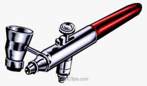Airbrush Royalty Free Vector Clip Art Illustration #4295376