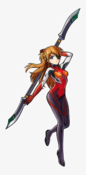 Gear Halberd Asuka Langley Render - Asuka Langley Unison League #4295383
