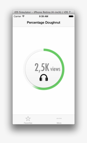 Drawn Circle Progress - Android Progressbar With Time Center #4295775