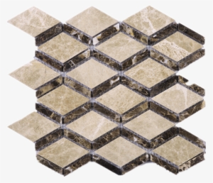 Space Grid Cedar With Dynasty Border Marble Mosaic - Tile #4295977