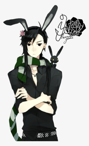 Png - Guy With Bunny Ears Anime #4296217