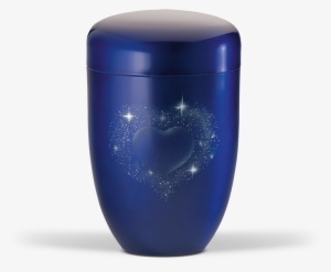 Stahlurne, Kobalt Blau, Airbrush, Herz - Perfume #4296573