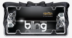 Ribbon Bling, Chrome/black/clear - Cruiser Accessories 18503 Zebra Bling, Chrome/clear #4296652