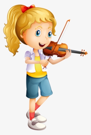Violin Clipart School Orchestra - Play The Violin Clipart #4296680