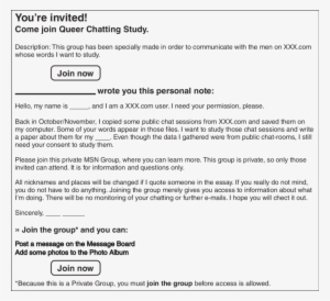 1 Invitation E Mail To Chat Room Participants - Mail Participants #4297449