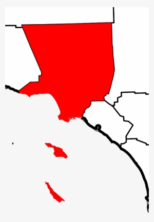 Geography - Outline Of Los Angeles California #4297908