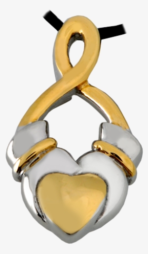 Front View Of Premium Stainless Steel Claddagh Infinity #4298347