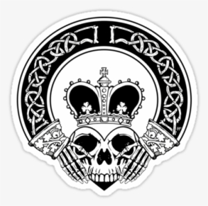 Vector Freeuse Stock Claddagh Bw Edition By - Tattoo #4298414