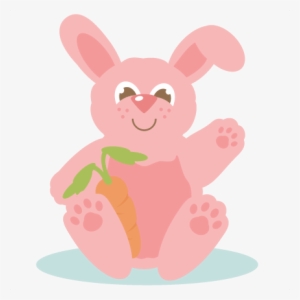Fluffy Easter Bunny Svg Cut Files For Scrapbooking - Easter #4299022