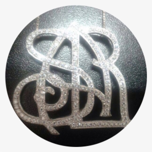 Pingente Feito Pela Cliente Com O Monograma - Circle #4299026