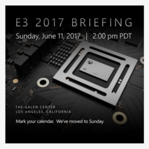 1 Microsoft E3 - Xbox One X 1tb Console #4299075