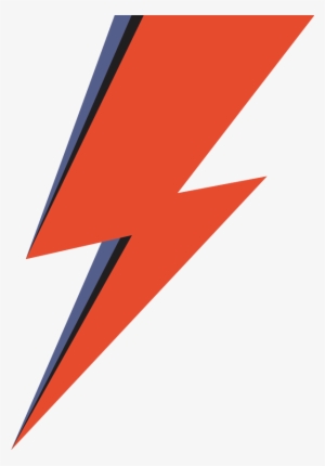 Lightning Bolt Vector - Ziggy Stardust Lightning Bolt Vector #4299533