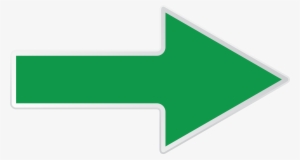 Green Right Arrow Transparent Png Clip Art Image - Portable Network Graphics #430053