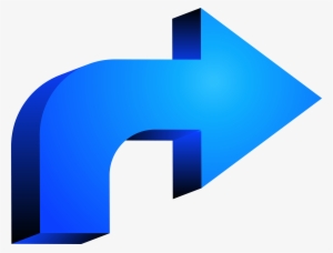 Blue 3d Arrow Png #430109