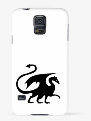 Coque 3d Samsung Galaxy S5 Dragon Silhouette Par Raccoon - Arachnid #430154