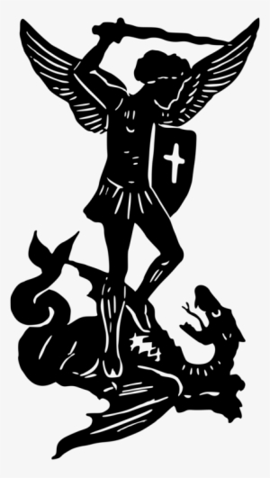 Michael Chinese Dragon Legendary Creature - Knight Slaying Dragon Clipart #430280