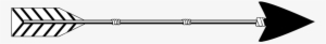 Black Arrow Drawing Png - Clipart Arrow Black And White #430282
