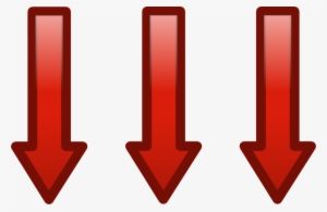 3 Arrow Down Hi - 3 Red Arrows Png #430487