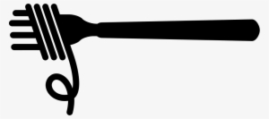 Fork With Swirled Pasta Comments - Pasta Vector #430968