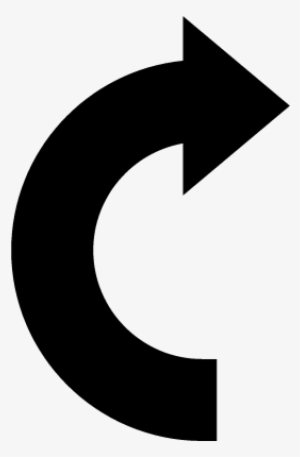 Curve Arrow Vector - Directional Arrows #431032