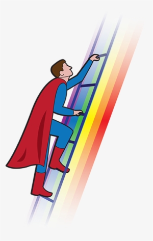 Superhero Climbing Cartoon #431503