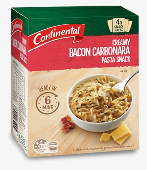 Continental Pasta & Sauce Bacon Carbonara 4pk 220g #431602